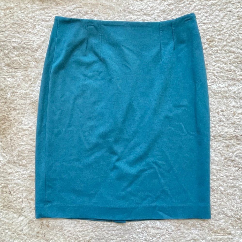 Halogen Teal Pencil Skirt